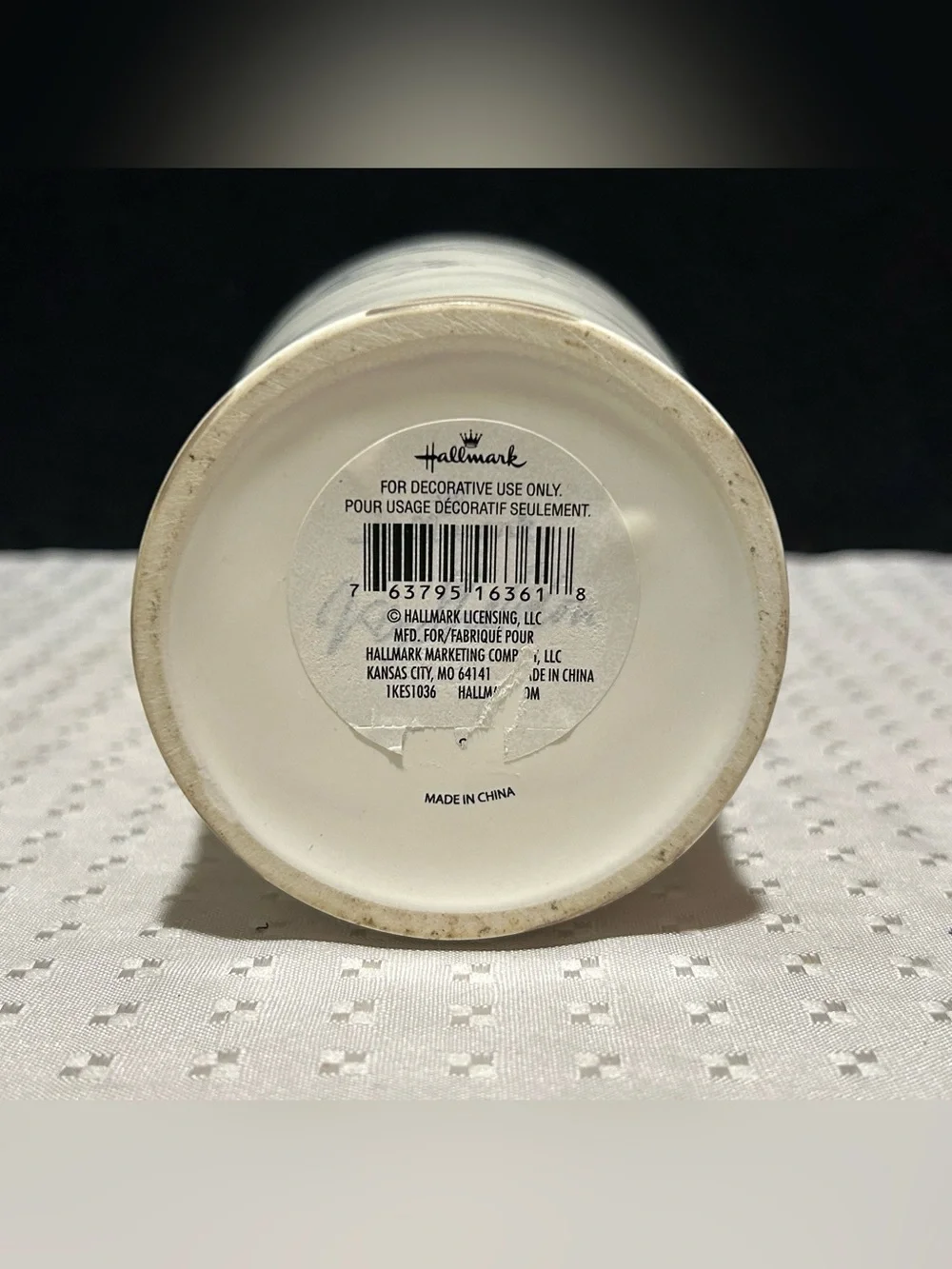 Collectible Ceramic Vase from the Hallmark Ken Sheldon Collection